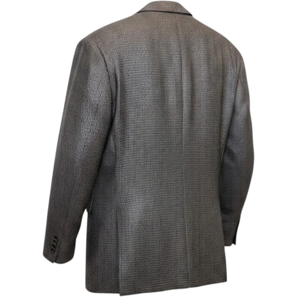 Ralph Lauren Blazer 44R Men's Grey Silk Wool Houndstooth Sport Coat Dillard's